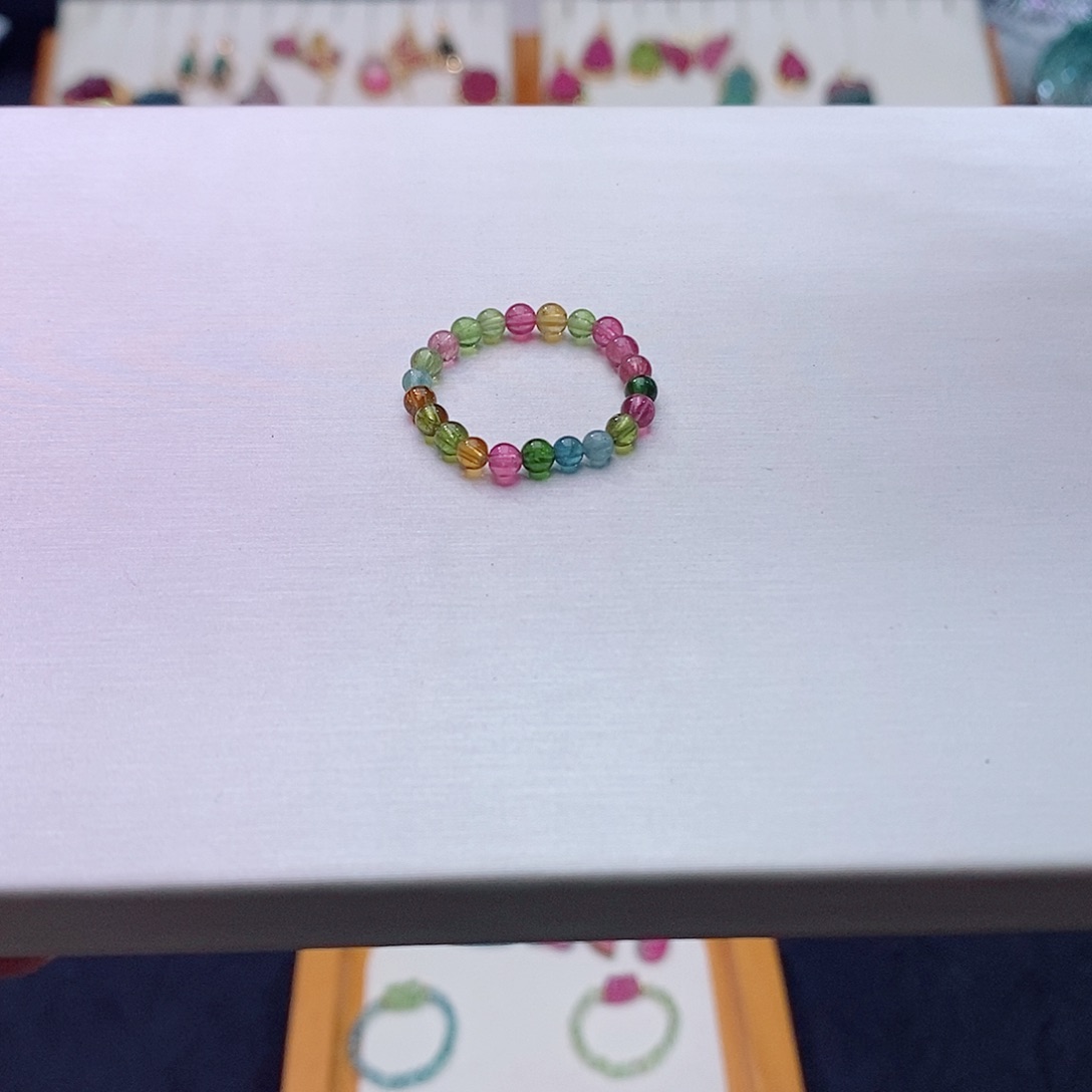 碧玺碧玺m未镶嵌戒指