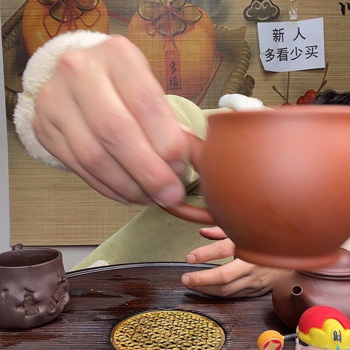 紫砂茶杯原矿紫砂杯