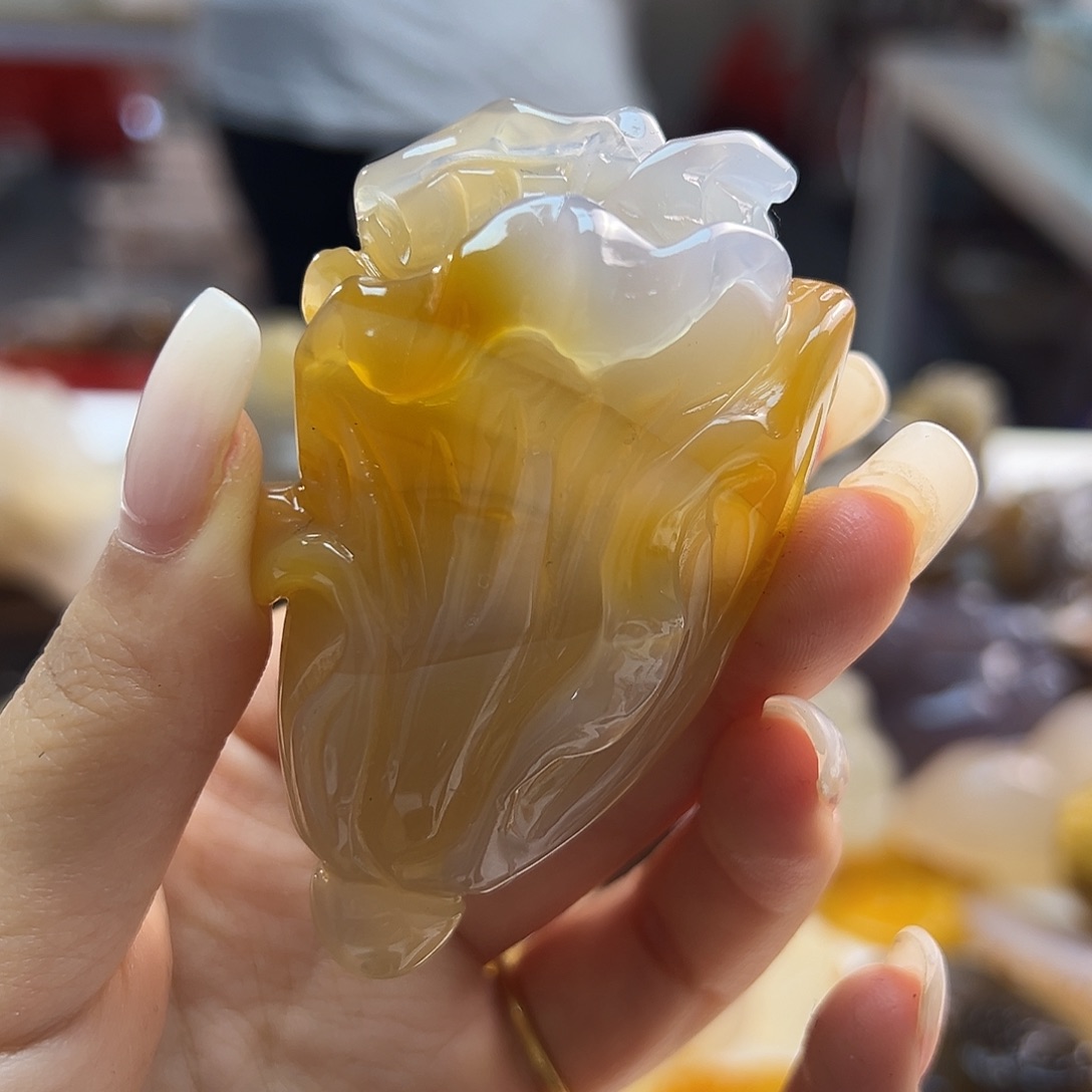 玛瑙/玉髓未镶嵌吊坠(不含链)