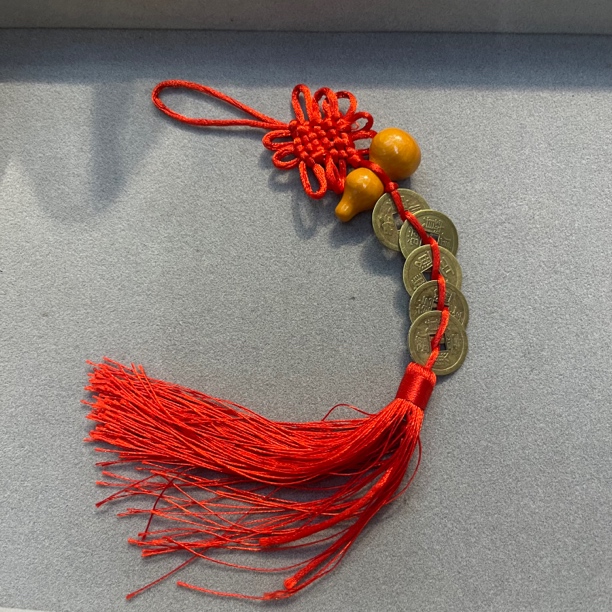 铜合金吊坠 LX097五帝钱葫芦车挂拍1发2