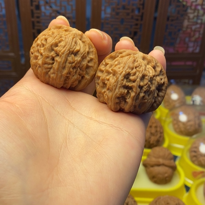 把件文玩核桃41白狮子