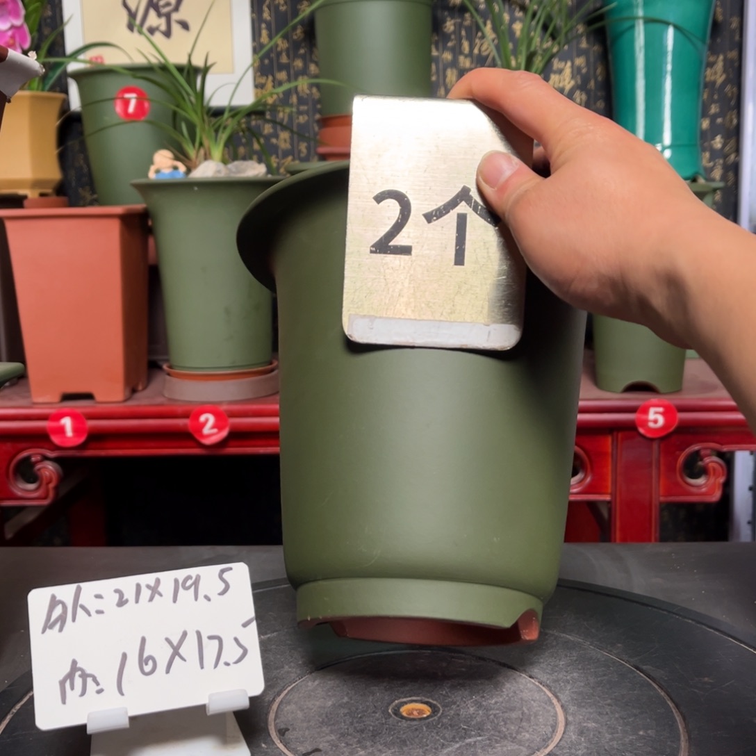 紫砂花盆紫砂花盆