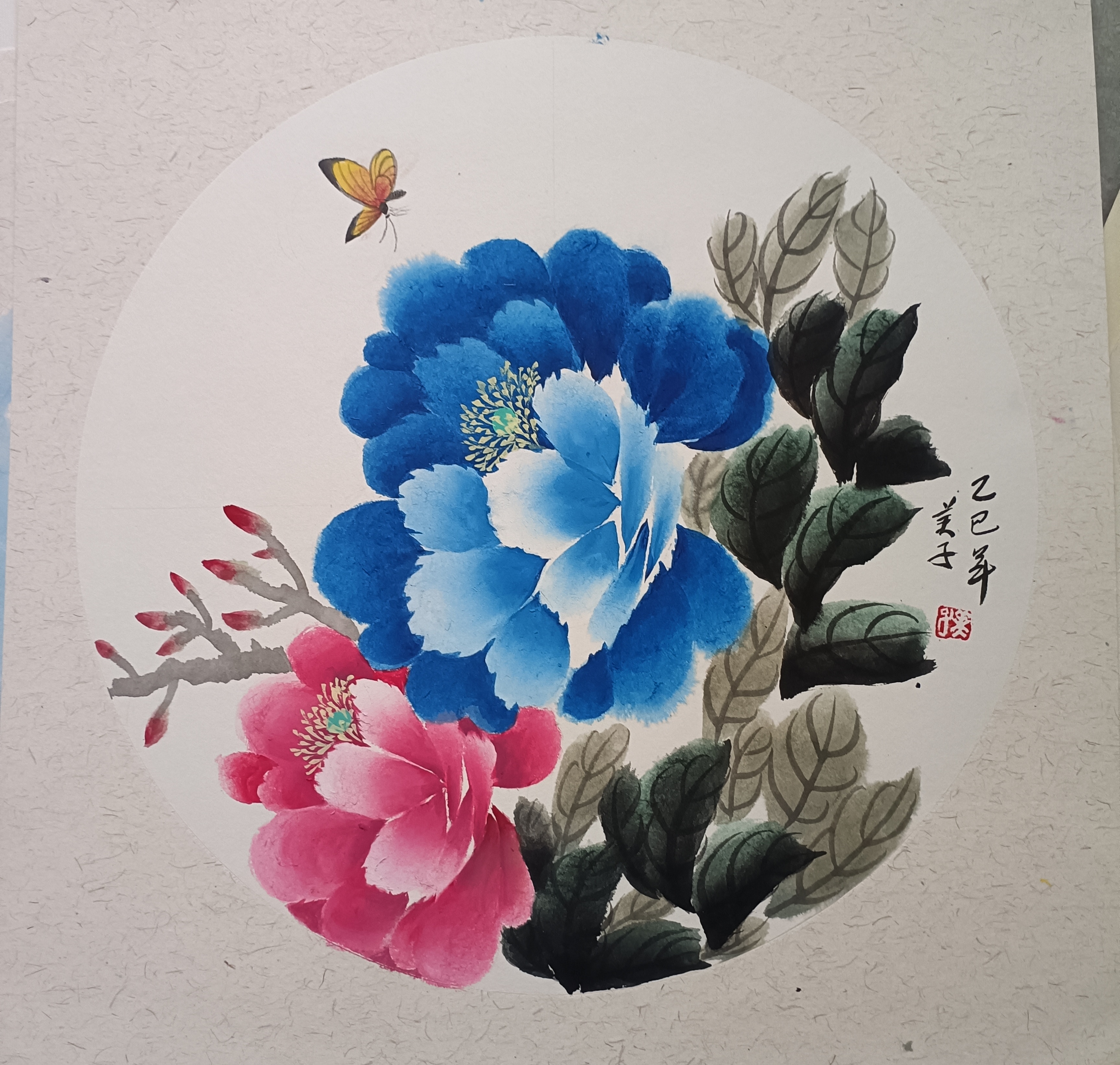 美子作品装饰画38×38