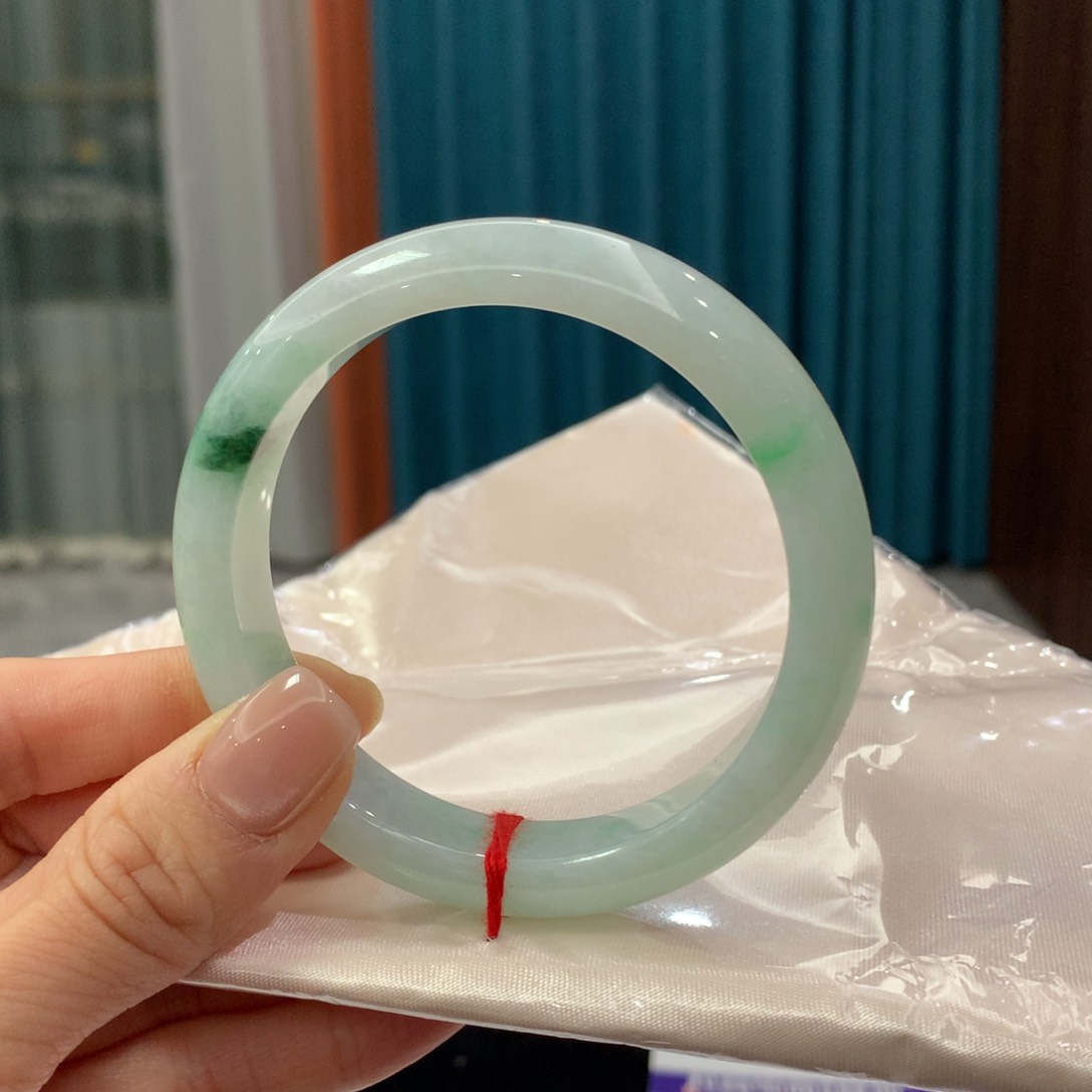未镶嵌手镯翡翠完美者慎拍 圈口 59.1