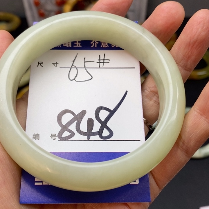 蛇纹石玉手镯未镶嵌常*