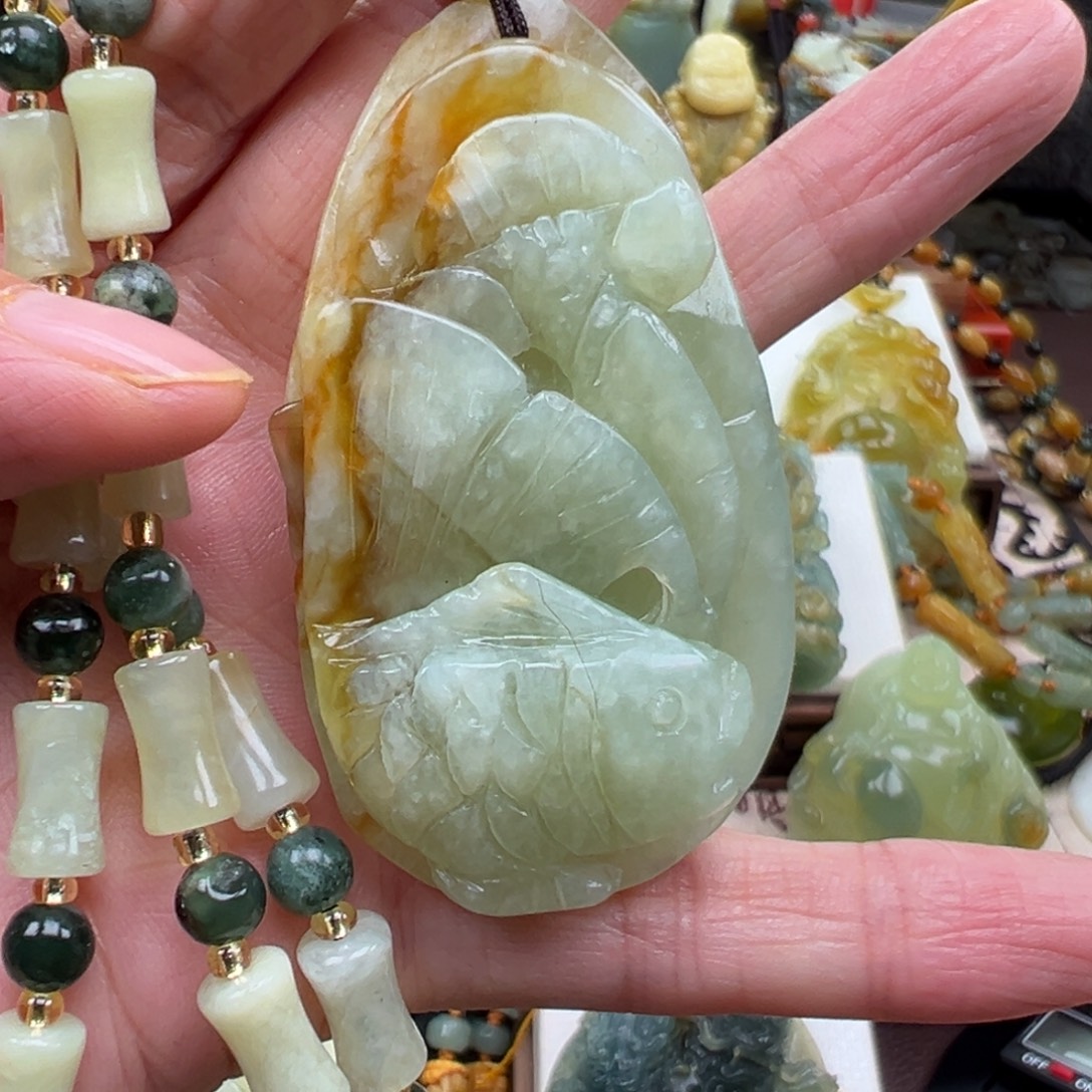 岫玉未镶嵌挂件挂件