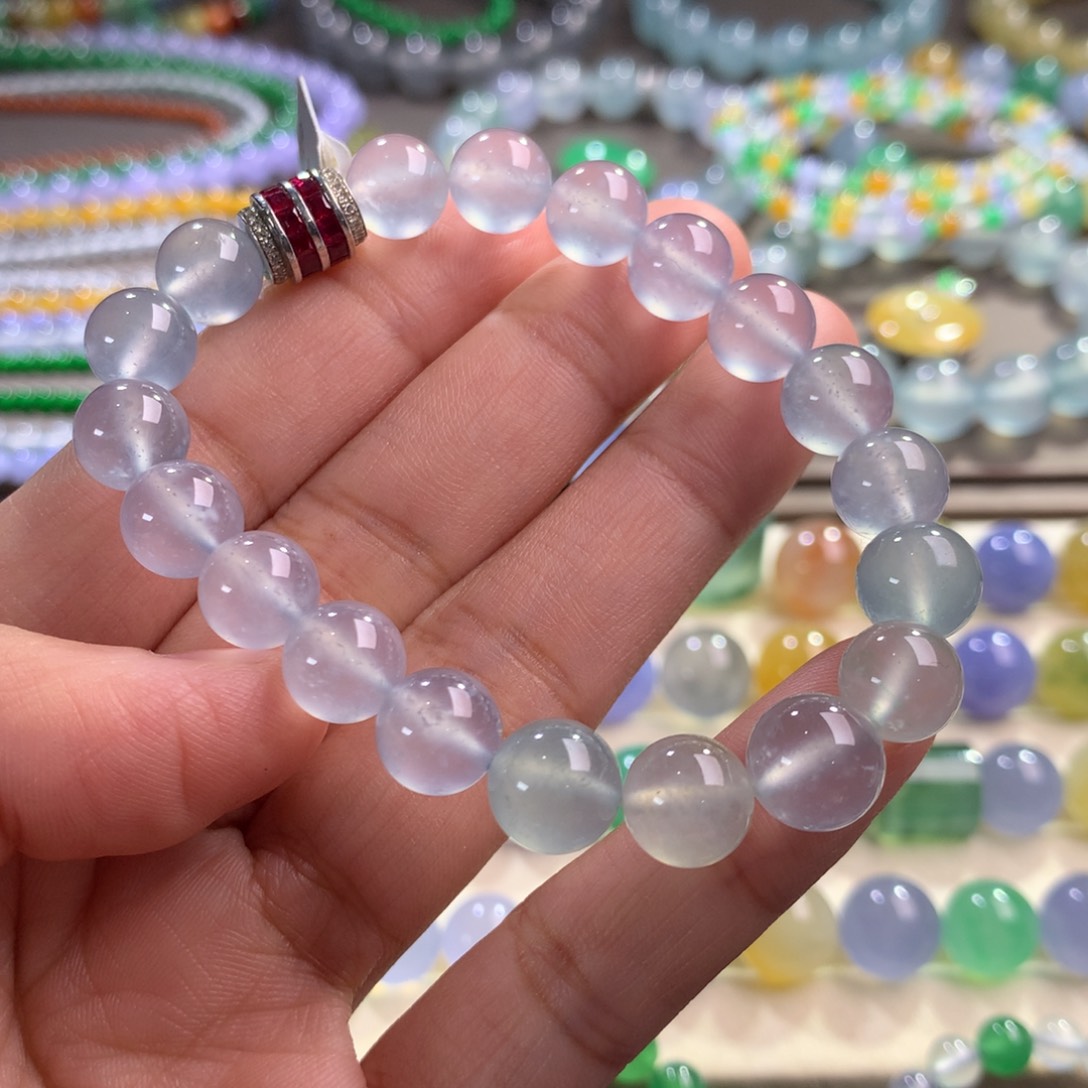 翡翠手链未镶嵌卡8.5～9.5