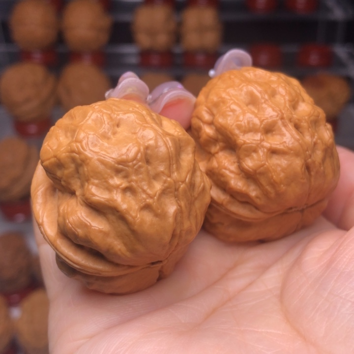 文玩核桃吊坠14金蟾疙瘩包