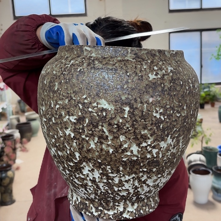 瑕疵高31口20花盆