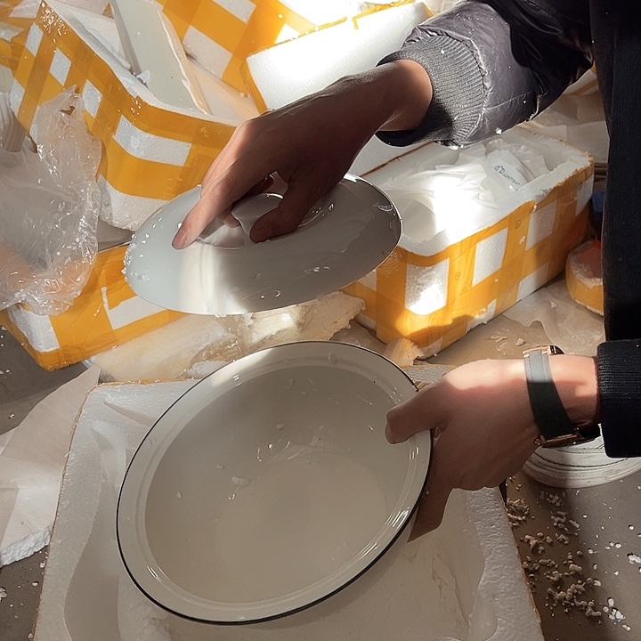 黑线品锅正品1只陶瓷