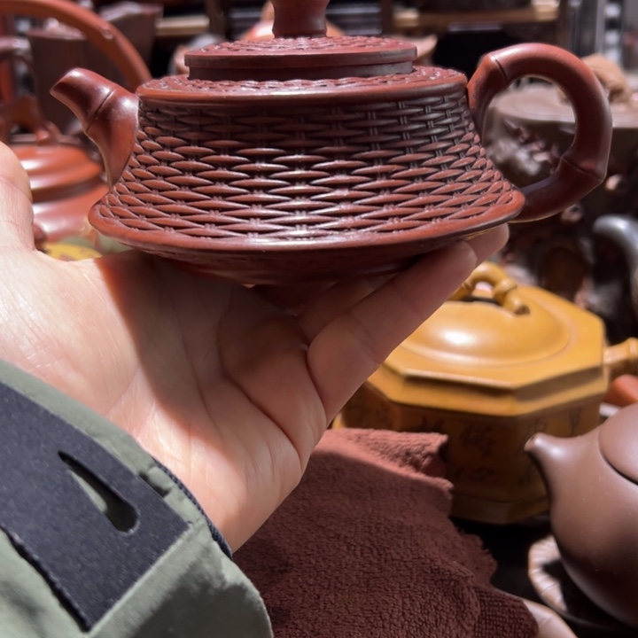 茶壶紫砂紫砂壶收藏起来了！
