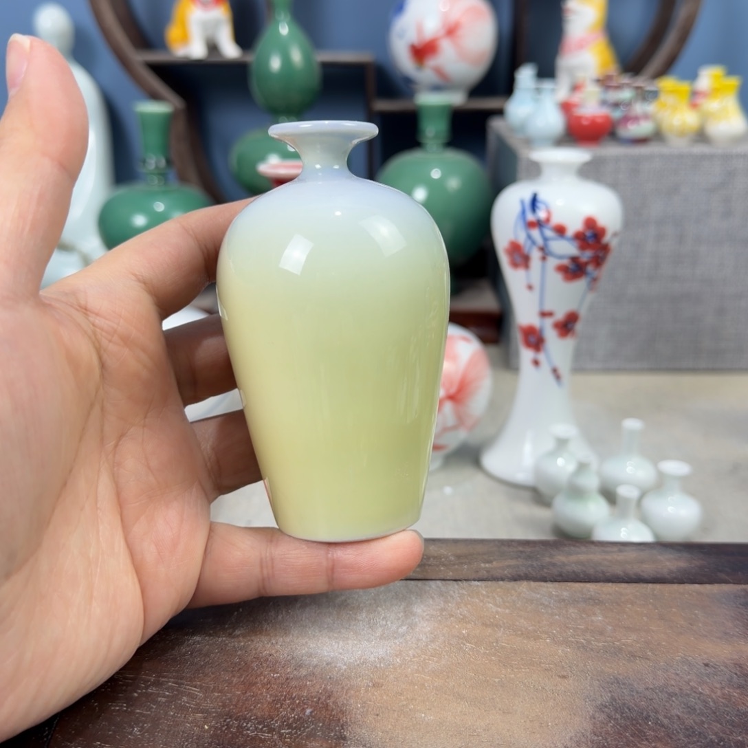 陶瓷手工小花器摆件