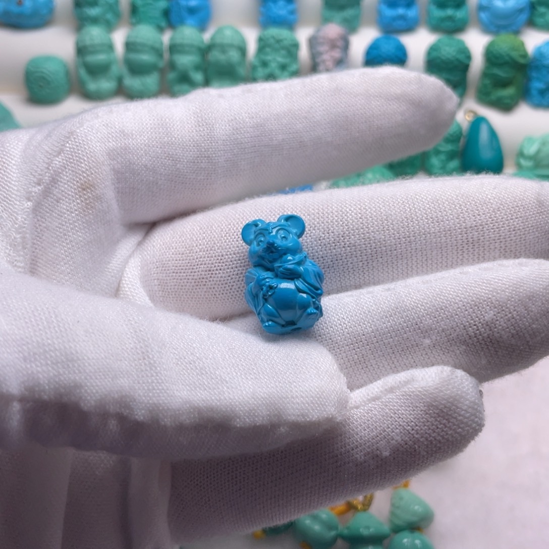 12.7*19.1蓝色发财鼠