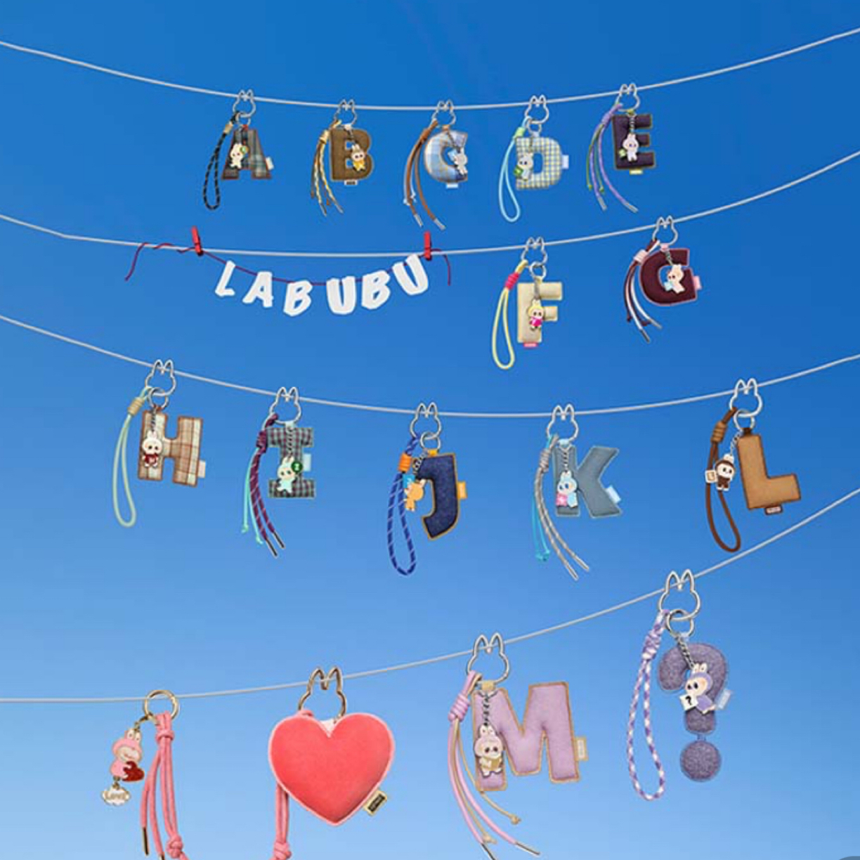 字母挂件钥匙扣A-M4.0