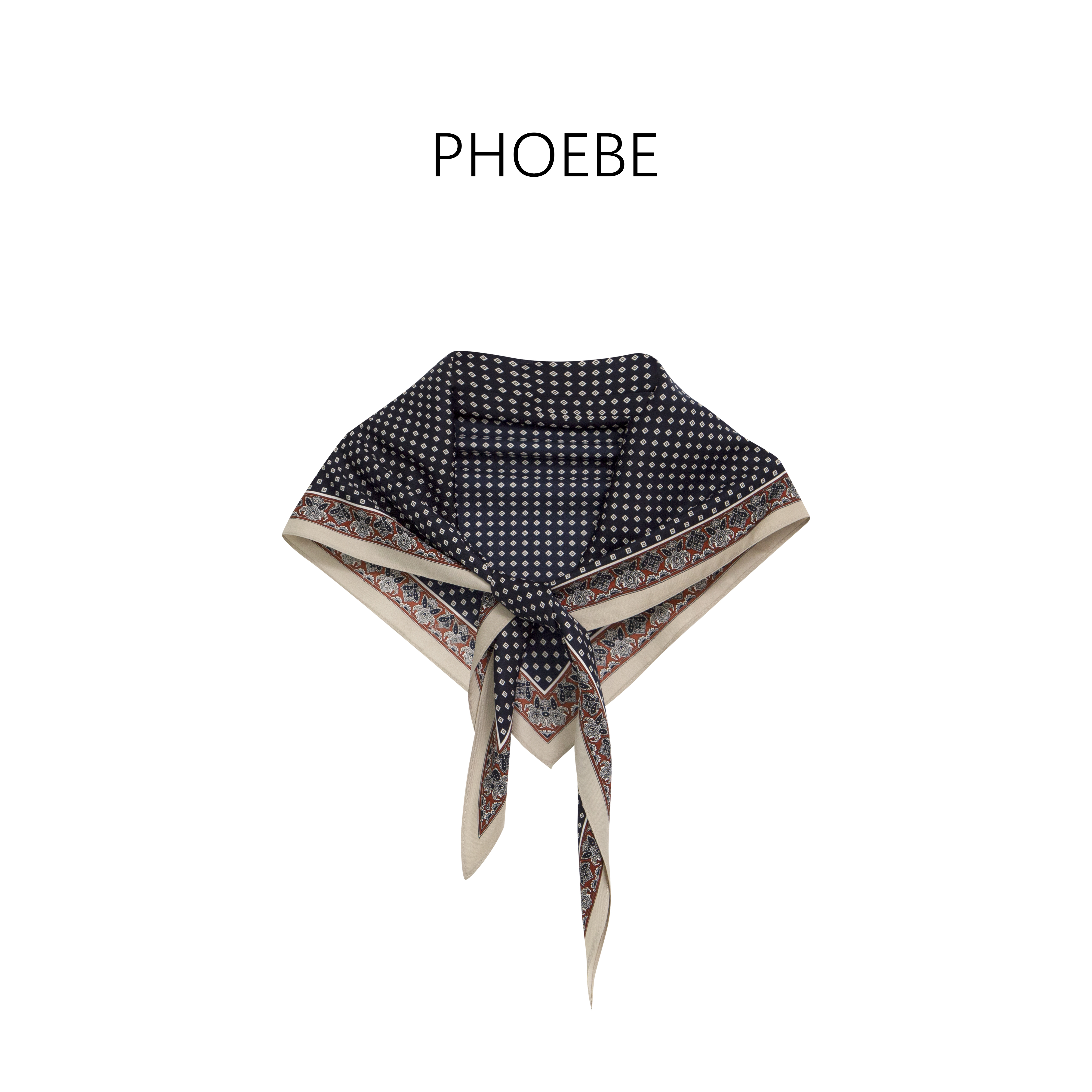 【小波点】PHOEBE 叶姐 新款穿搭波点丝巾HF5083044F