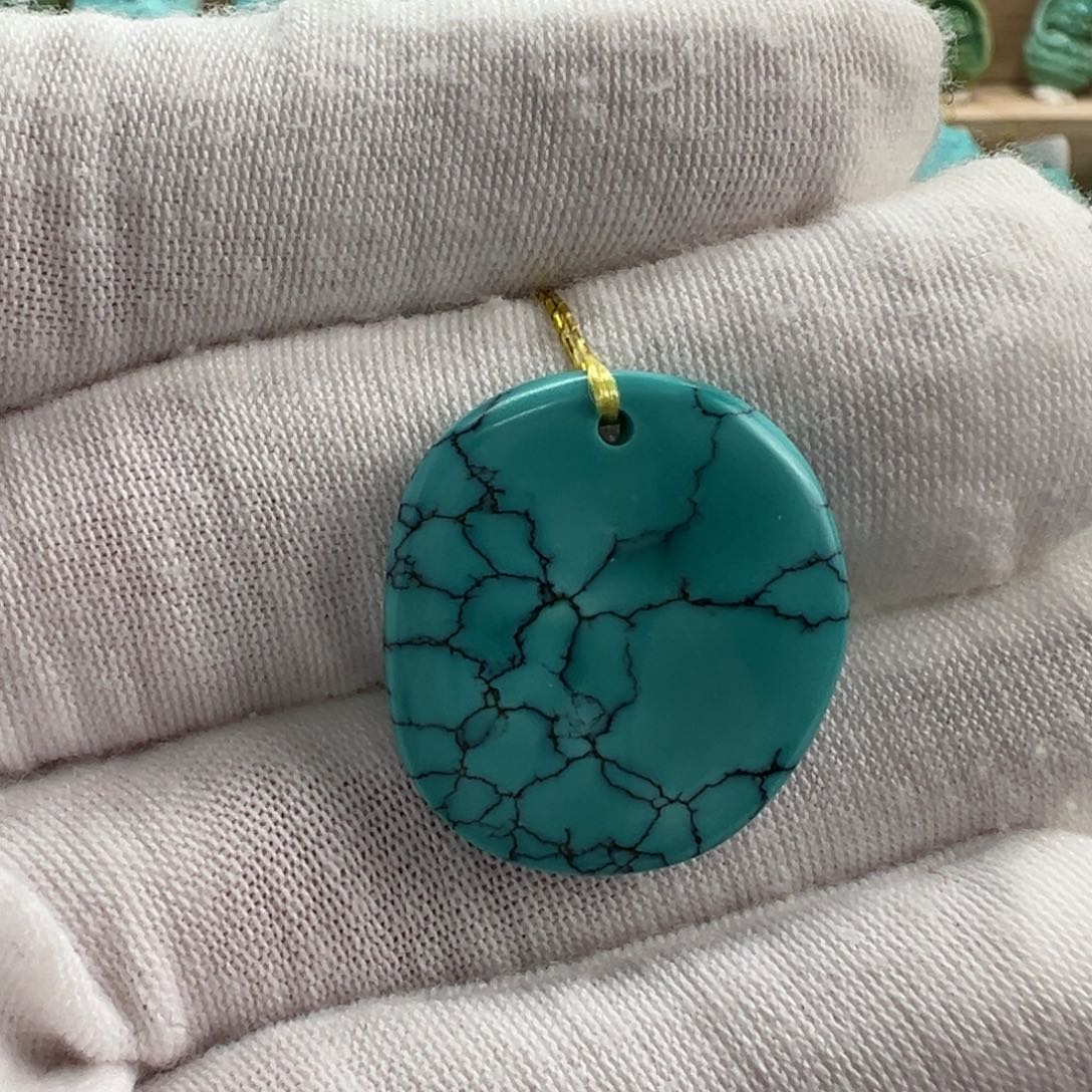 未镶嵌绿松石随形22mm