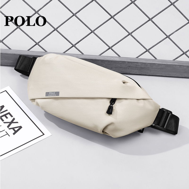 POLO潮流轻便男士多功能斜挎胸包休闲户外百搭个性肩包腰包胸前包