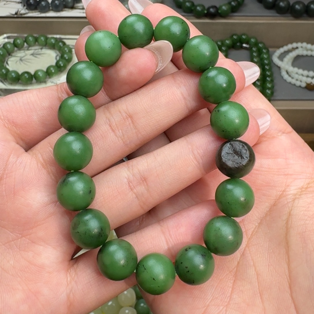 和田玉未镶嵌手链