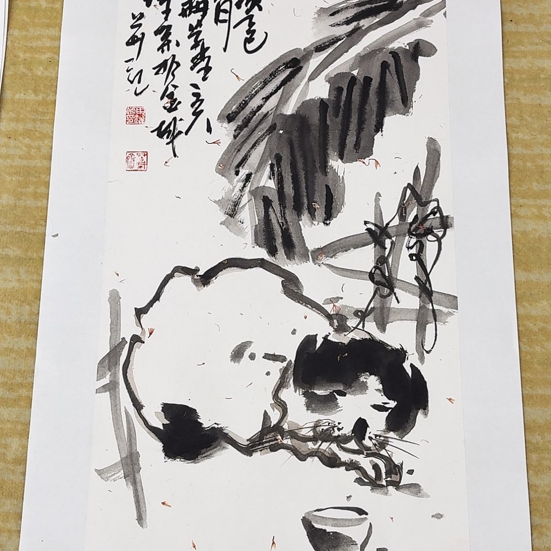 国画四尺四开花鸟