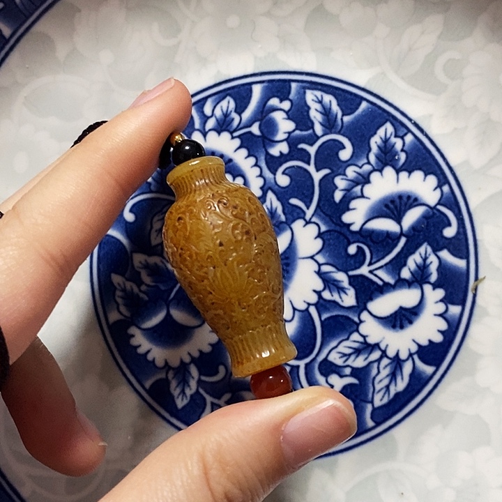 瓷片瓷片 瓷器 摆件1个