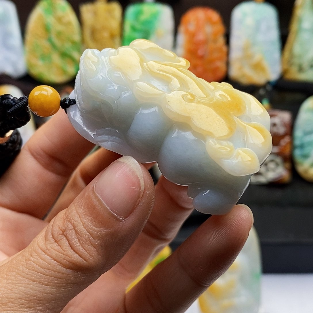 颈饰未镶嵌翡翠翡翠A 一物一证