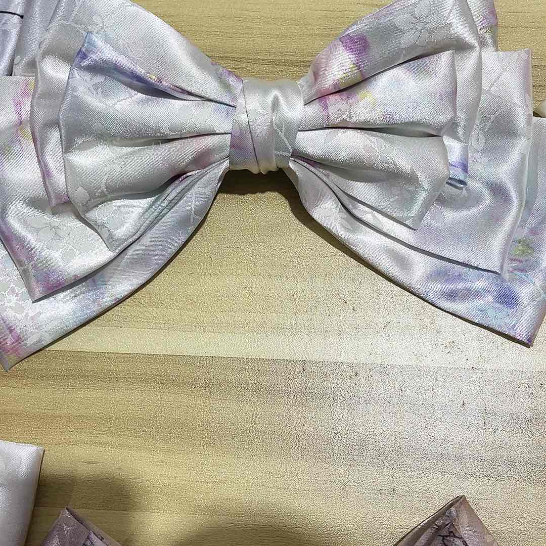 皮质铁合金蝴蝶结发夹