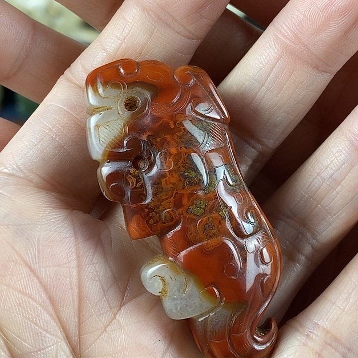 今***约玛瑙/玉髓未镶嵌车挂