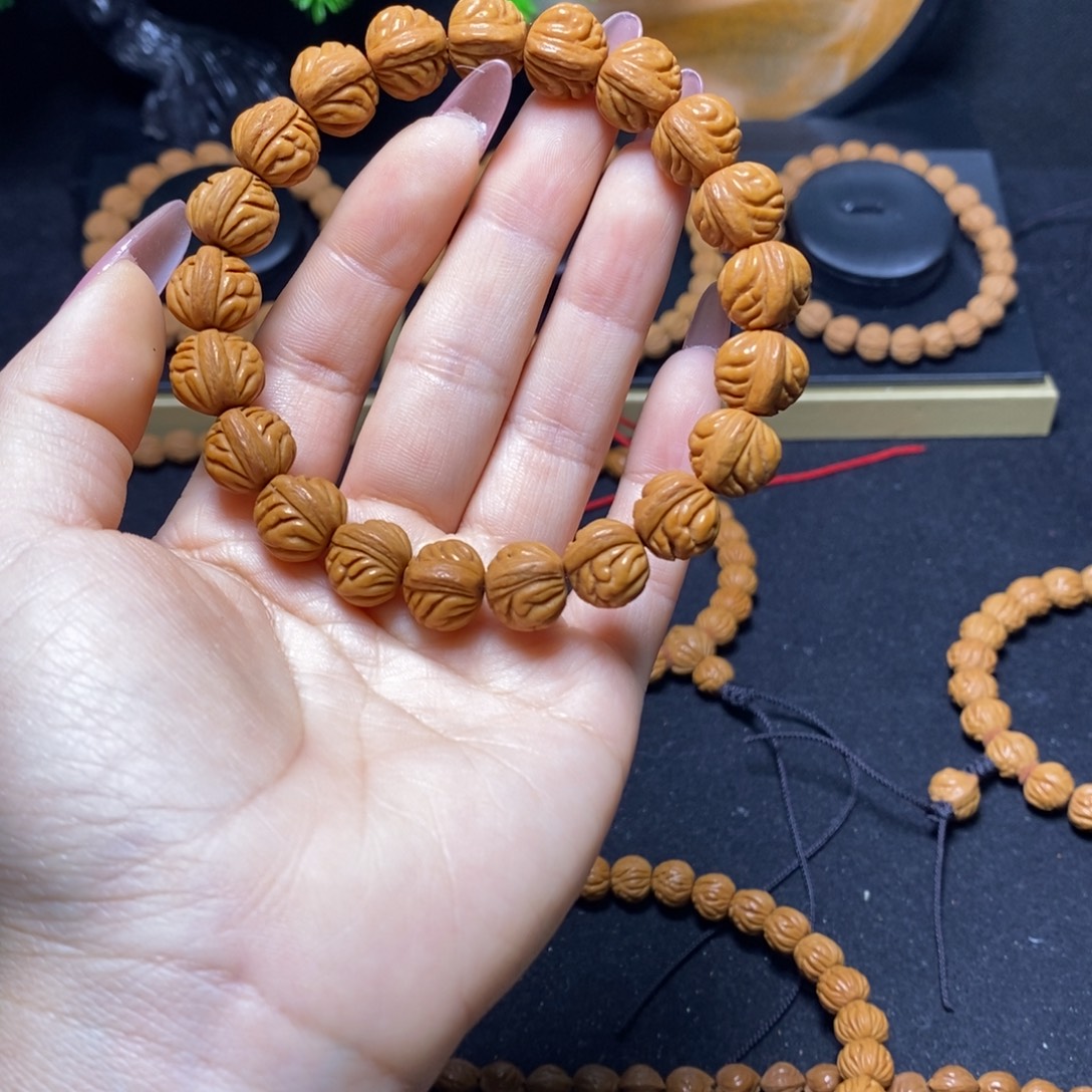 无***奈吊坠桃核秦岭文玩