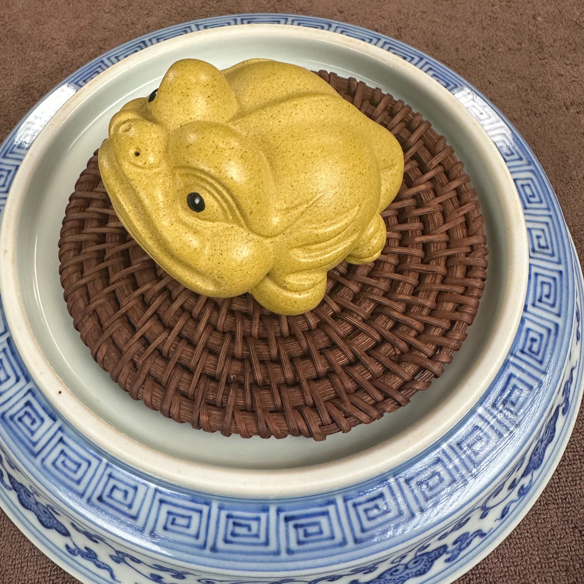 段泥小金蟾精致小茶宠茶桌必备