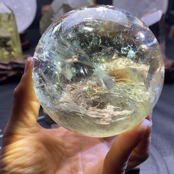 水晶天然水晶居家办公摆件未镶嵌