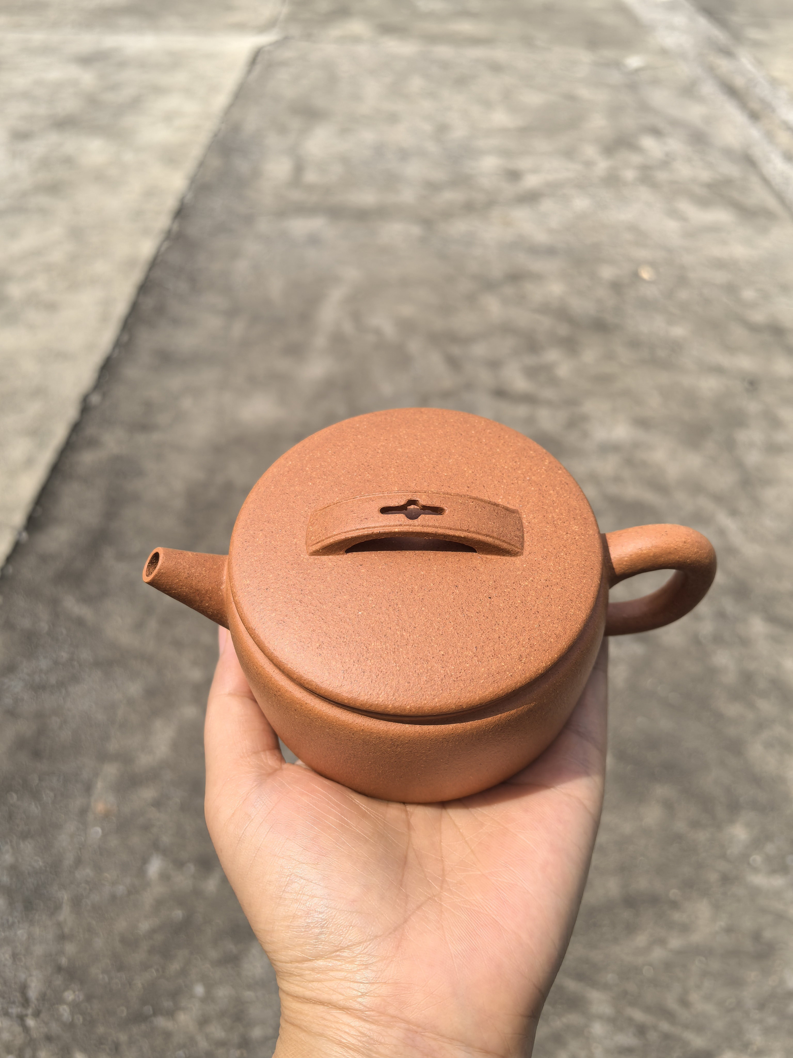 宜兴手工紫砂壶汉瓦  原矿黄金段  190cc左右