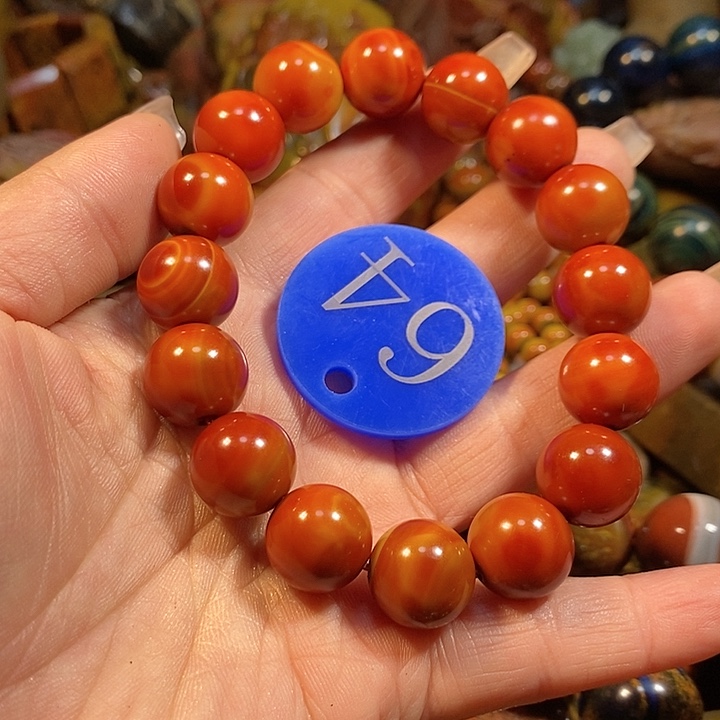 玛瑙/玉髓手链未镶嵌立**魔