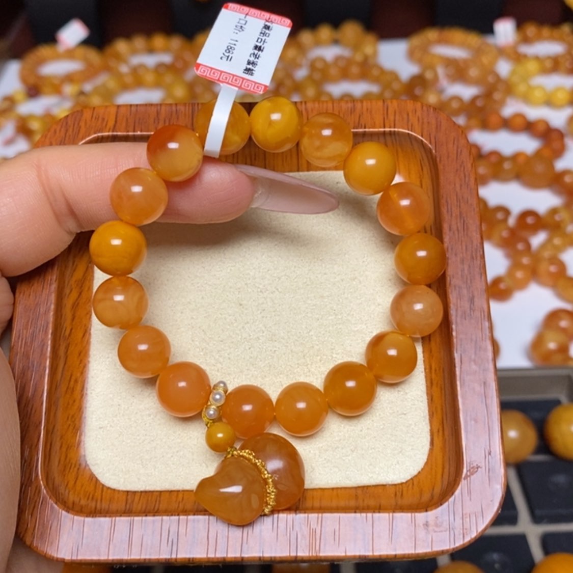 【闪购商品】未镶嵌蜜蜡手链手串