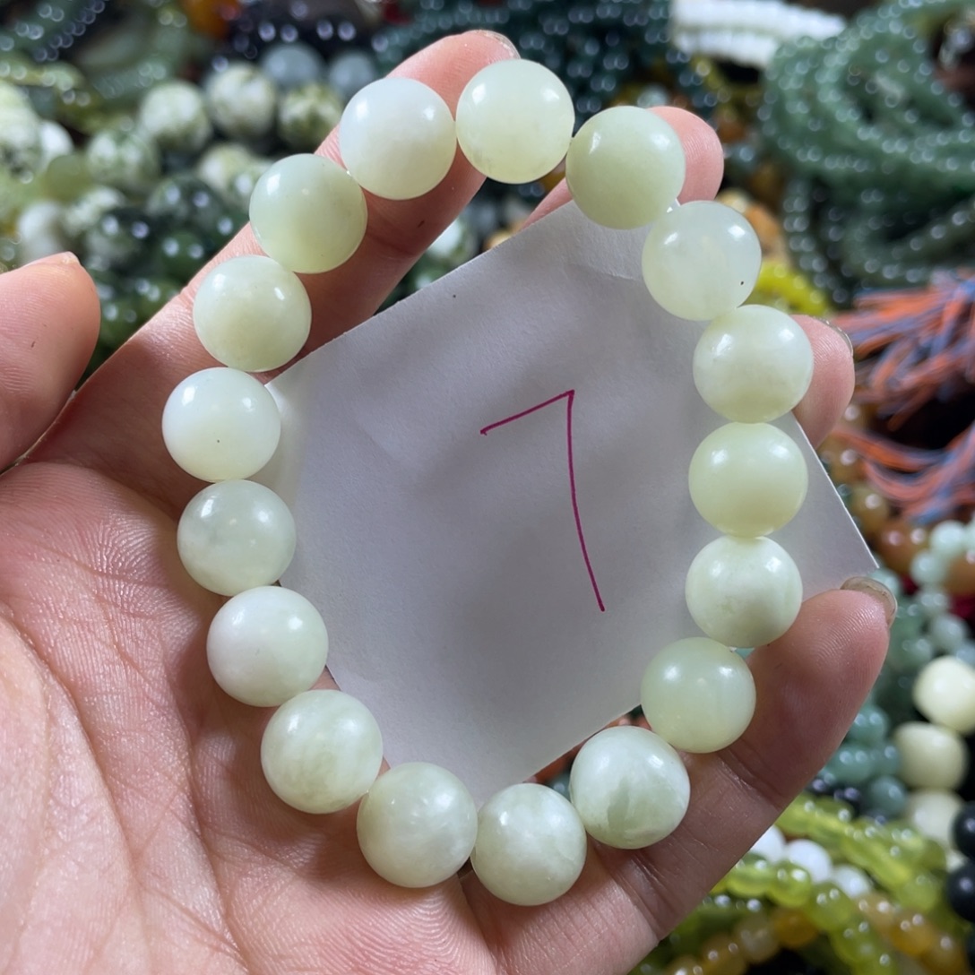 未镶嵌蛇纹石玉手串