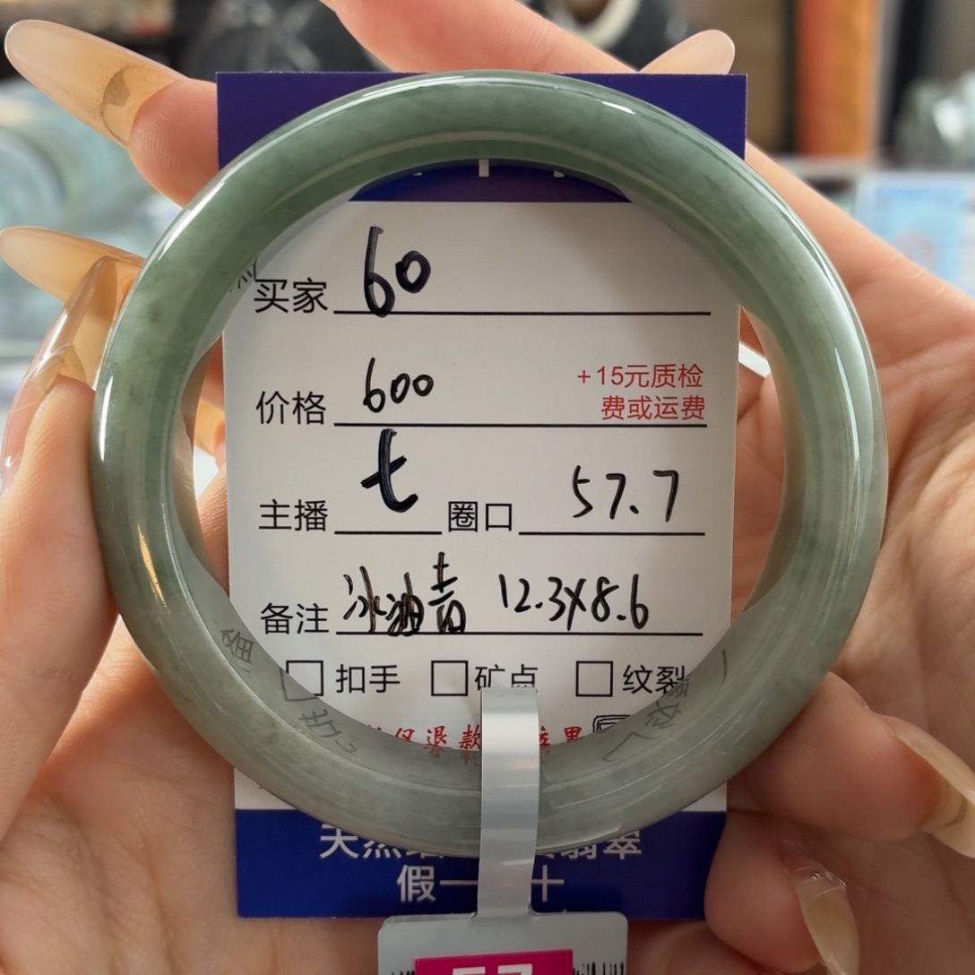 翡翠未镶嵌手镯57