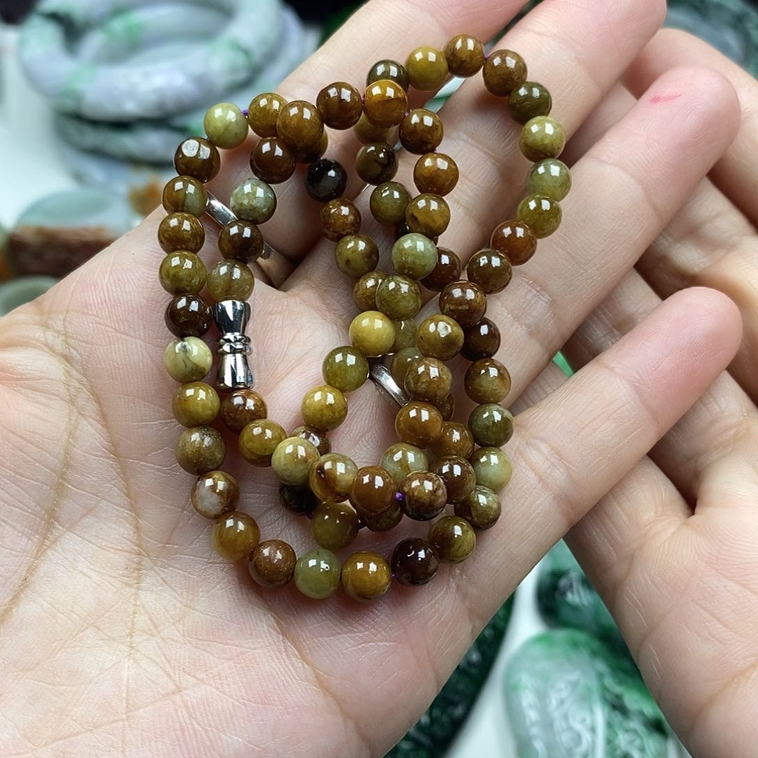 颈饰未镶嵌翡翠草**飞项链