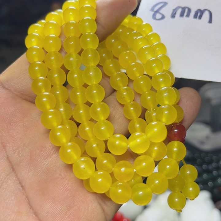 蛇纹石玉项链未镶嵌