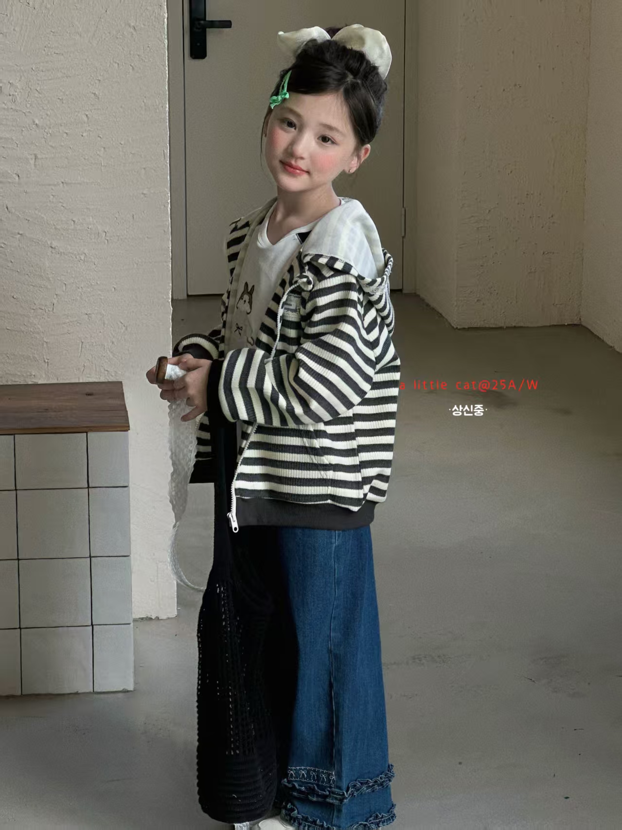 女童2025针织外套 