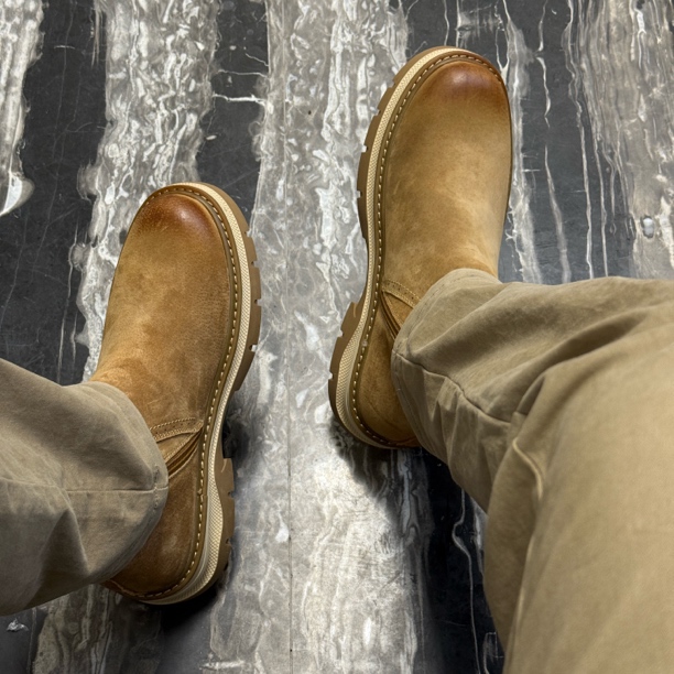 Tbtm - 高品四季可穿马丁靴切尔西真皮靴男士鞋子皮鞋