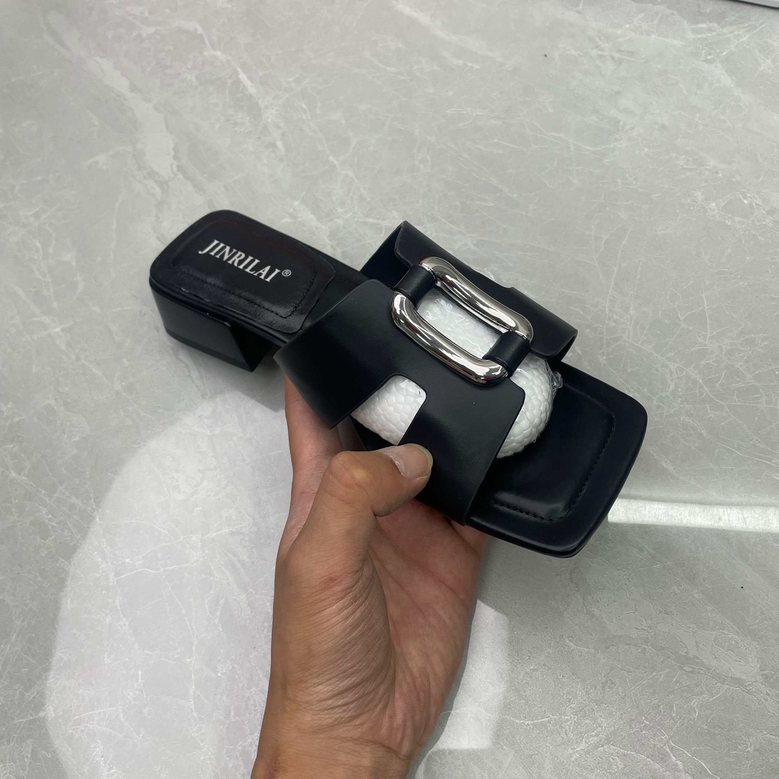 拖鞋女 c66-13(牛皮) (孤品)e区36/37码