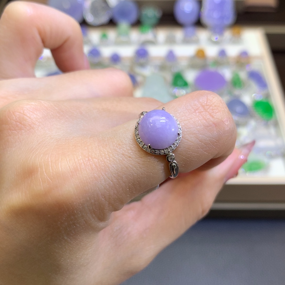 翡翠颈饰银S925镶嵌翡翠