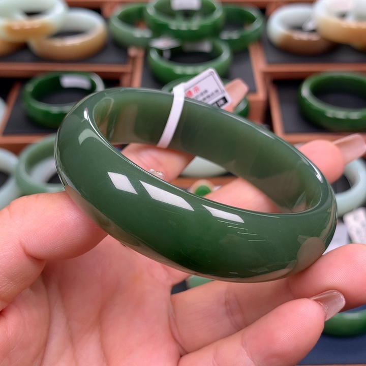 和田玉（碧玉）6263圈口未镶嵌