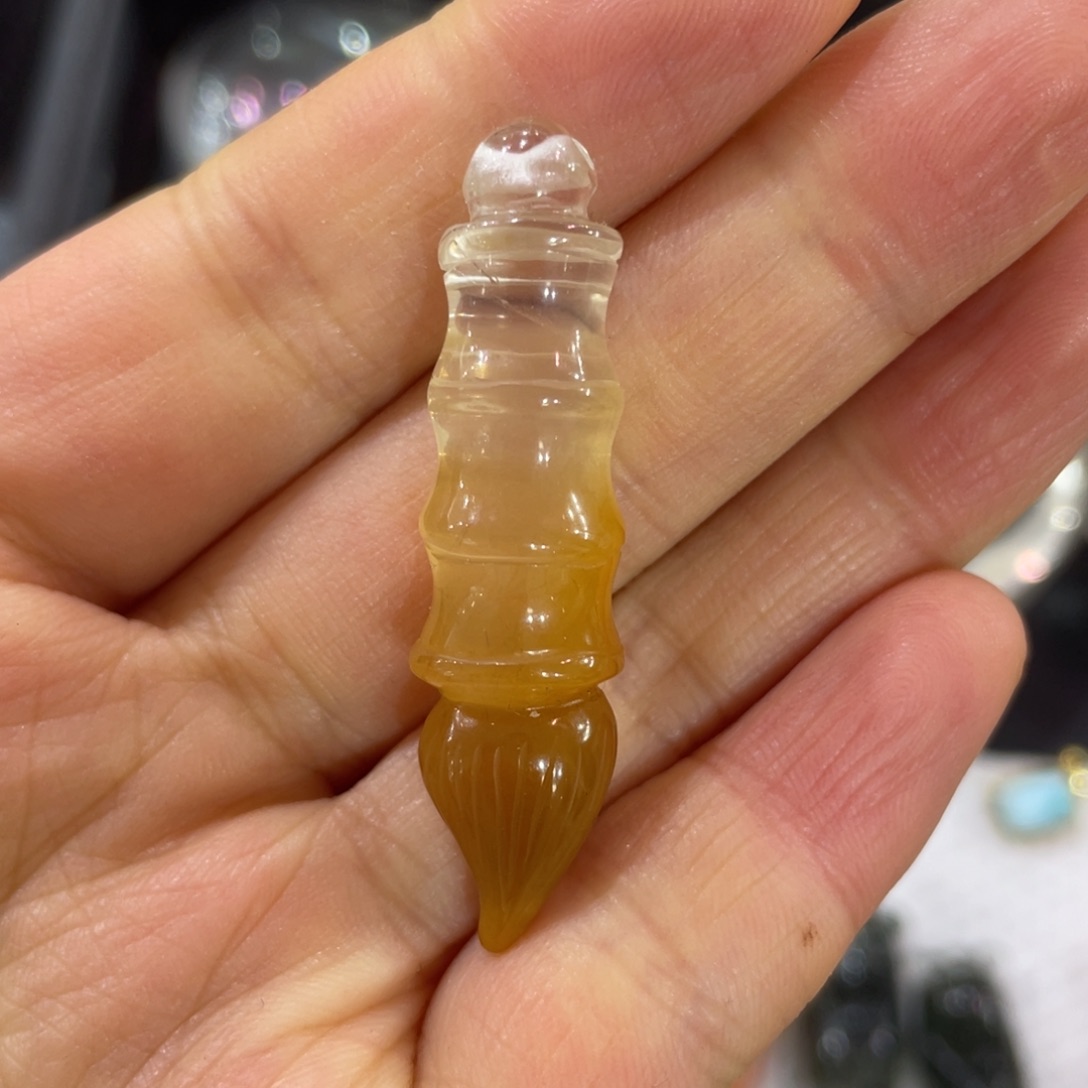 水晶兔毛文昌笔未镶嵌