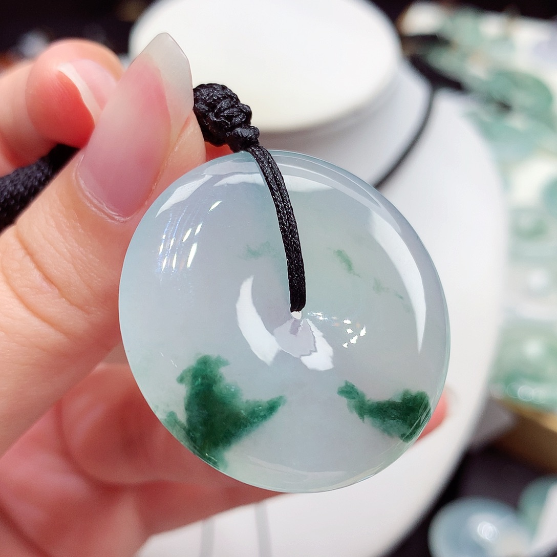 颈饰未镶嵌翡翠翡翠48，34.2/6