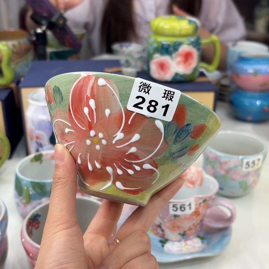 景德镇手绘高温釉下彩陶瓷茶具