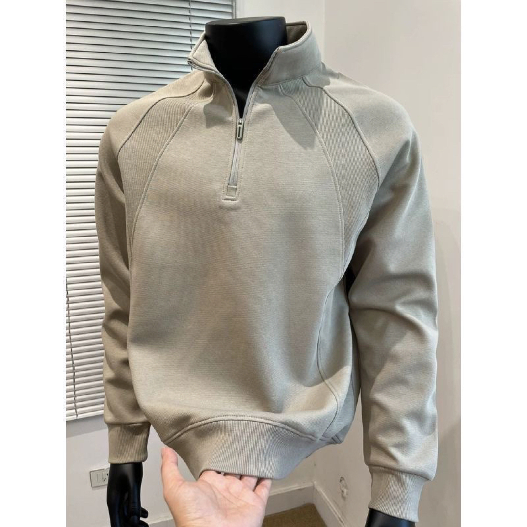 2025秋冬新款立领透气拉链开衫款耐脏秋季卫衣上衣男生衣服高级感