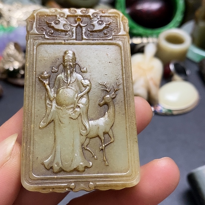 吊坠白玉菩提挂件