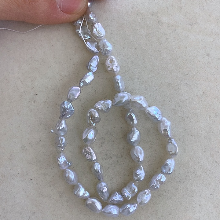 淡水珍珠颈饰银S925镶嵌