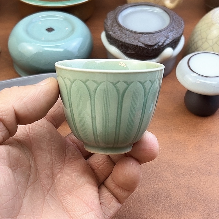 梅子青莲瓣杯哈哈哈
