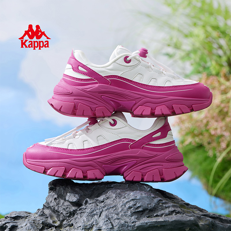 Kappa/卡帕K Boat1.0户外鞋秋季厚底防滑登山鞋经典潮流女鞋10CA